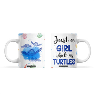 Gifts For Sea Turtle Lovers Coffee Mug Cute Animal Lover Gifts For Women Girl TB10 White Print Your Wear