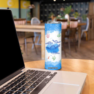 Gifts For Sea Turtle Lovers Skinny Tumbler Cute Animal Lover Gifts For Women Girl TB10 Print Your Wear