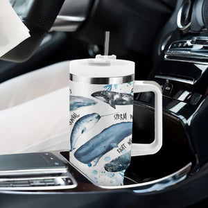Shark Lovers Tumbler With Handle Ocean Animal Species Of Sharks TB10 Print Your Wear