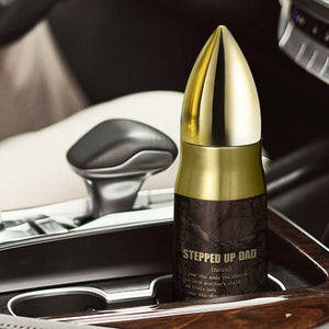 Bonus Dad Gifts Bullet Tumbler Stepdad Stepped Up Dads Daddy Fathers Day Presents Camo TB10 Print Your Wear