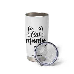 Cat Mama Tumbler Cup Cat Lover Gifts For Women TB10 Print Your Wear