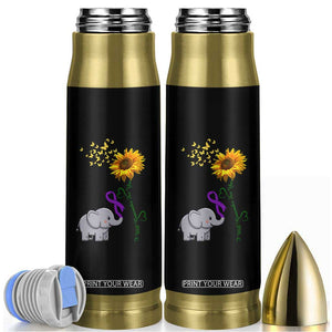 Alzheimer's Awareness Bullet Tumbler I Will Remember For You Support Alzheimer TB10 Black Print Your Wear