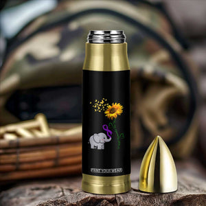 Alzheimer's Awareness Bullet Tumbler I Will Remember For You Support Alzheimer TB10 Print Your Wear