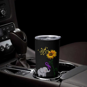 Alzheimer's Awareness Tumbler Cup I Will Remember For You Support Alzheimer TB10 Print Your Wear