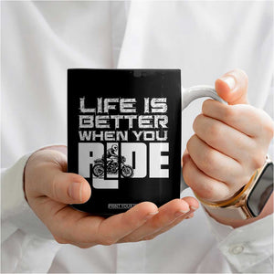 Funny Motorcycle Coffee Mug Bike Motorcyclist Motorcycle Rider Biker Club TB10 Print Your Wear