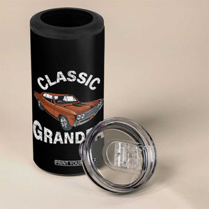 Funny Grandpa Classic Car 4 in 1 Can Cooler Tumbler TB10 Print Your Wear