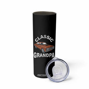 Funny Grandpa Classic Car Skinny Tumbler TB10 Print Your Wear