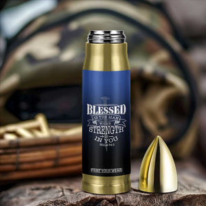 Christian Gifts for Men Bullet Tumbler Religious Cross US Flag Prayer Patriotic TB10 Print Your Wear