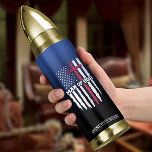 Christian Gifts for Men Bullet Tumbler Religious Cross US Flag Prayer Patriotic TB10 Print Your Wear