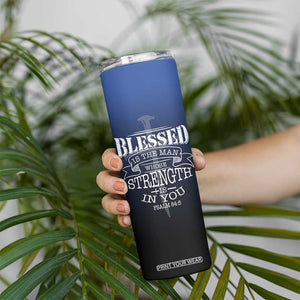 Christian Gifts for Men Skinny Tumbler Religious Cross US Flag Prayer Patriotic TB10 Print Your Wear