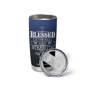 Christian Gifts for Men Tumbler Cup Religious Cross US Flag Prayer Patriotic TB10 Print Your Wear