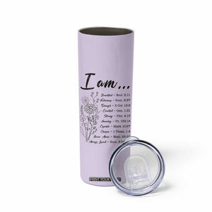 Christian Gifts for Women Faith Skinny Tumbler Inspirational Religious Bible Gift for Her TB10 Print Your Wear