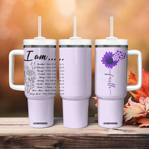 Christian Gifts for Women Faith Tumbler With Handle Inspirational Religious Bible Gift for Her TB10 Print Your Wear