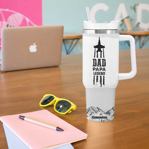 Fathers Day Dad Gifts Tumbler With Handle From Daughter Son Dad Birthday Gift Camo US Flag TB10 Print Your Wear