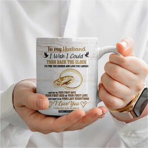 Gifts For Husband From Wife Coffee Mug To My Husband I Love You Wedding Anniversary Gift TB10 Print Your Wear