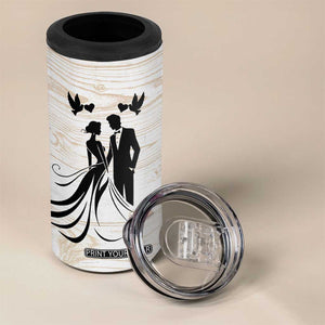 Gifts For Husband From Wife 4 in 1 Can Cooler Tumbler To My Husband I Love You Wedding Anniversary Gift TB10 Print Your Wear