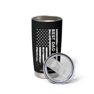 Christmas Gifts for Dad Tumbler Cup Best Dad Ever American US Flag Father's Day TB10 Print Your Wear