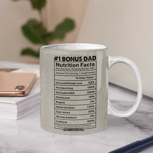 Best Bonus Dad Ever Coffee Mug Stepdad Fathers Day Gifts From Stepdaughter Stepson TB10 Print Your Wear