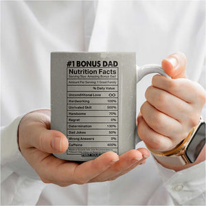 Best Bonus Dad Ever Coffee Mug Stepdad Fathers Day Gifts From Stepdaughter Stepson TB10 Print Your Wear