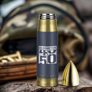 Funny 50th Birthday Bullet Tumbler Oldometer Odometer 1976 50 Year Old Birthday Old Joke TB10 Print Your Wear