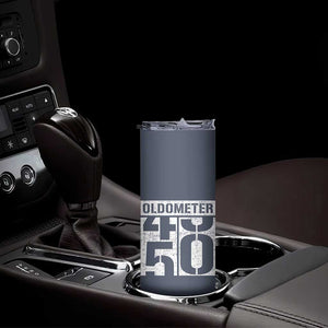 Funny 50th Birthday Skinny Tumbler Oldometer Odometer 1976 50 Year Old Birthday Old Joke TB10 Print Your Wear