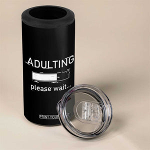 18th Birthday Gifts 4 in 1 Can Cooler Tumbler Adulting Please Wait 2008 18th Birthday For Boys Girls