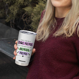 New Mom Gifts Tumbler Cup Funny Dog Mom Pregnancy Gift For Expecting Mama TB10 Print Your Wear