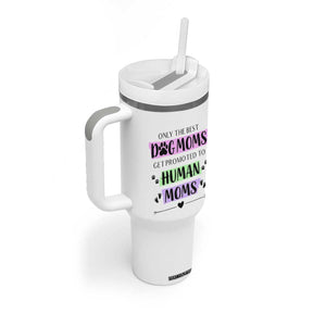 New Mom Gifts Tumbler With Handle Funny Dog Mom Pregnancy Gift For Expecting Mama TB10 Print Your Wear