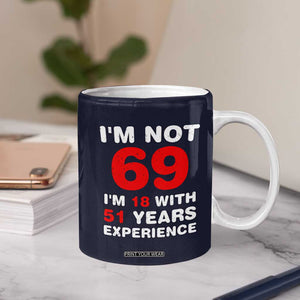 69th Birthday Gifts Coffee Mug Funny 1957 Turning 69 Years Old TB10 Print Your Wear