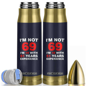 69th Birthday Gifts Bullet Tumbler Funny 1957 Turning 69 Years Old TB10 Navy Print Your Wear