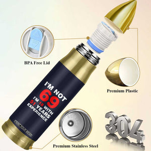 69th Birthday Gifts Bullet Tumbler Funny 1957 Turning 69 Years Old TB10 Print Your Wear