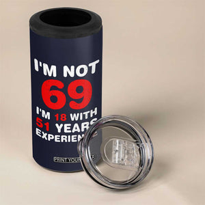 69th Birthday Gifts 4 in 1 Can Cooler Tumbler Funny 1957 Turning 69 Years Old TB10 Print Your Wear