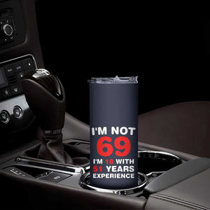 69th Birthday Gifts Skinny Tumbler Funny 1957 Turning 69 Years Old TB10 Print Your Wear