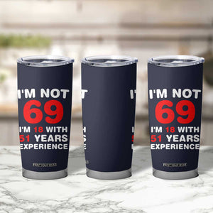 69th Birthday Gifts Tumbler Cup Funny 1957 Turning 69 Years Old TB10 Print Your Wear
