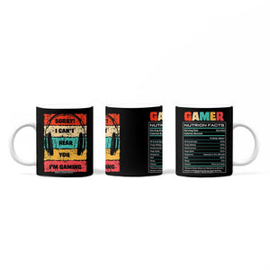 Gaming Gifts For Men Boys Coffee Mug Cant Hear You Im Gaming Retro Video Game Gamer TB10 Print Your Wear