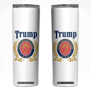 Funny Trump A Fine Convicted Felon 2024 Beer Skinny Tumbler TB10 White Print Your Wear