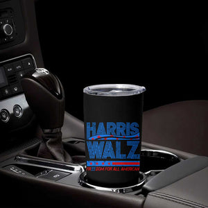 Kamala Harris 2024 Flag Tumbler Cup Madam President Freedom For All American USA America 2024 Election TB10 Print Your Wear