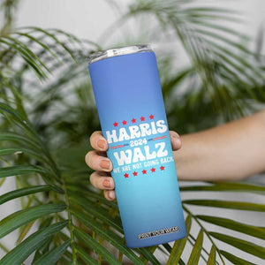Kamala Harris Tim Walz 2024 Election Skinny Tumbler For President Democrat Election Madam President TB10 Print Your Wear