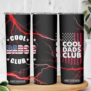 Christmas Gifts for Dad Skinny Tumbler Cool Dads Club Father's Day American Flag TB10 Print Your Wear