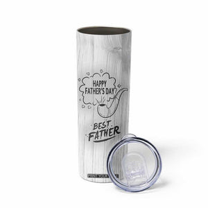 Fathers Day Gift For Dad Skinny Tumbler Vintage Pipe Smoking Dad TB10 Print Your Wear