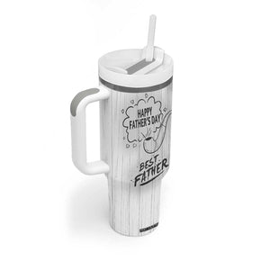 Fathers Day Gift For Dad Tumbler With Handle Vintage Pipe Smoking Dad TB10 Print Your Wear
