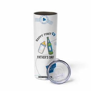 First Fathers Day Skinny Tumbler New Baby 1st Daddy Gifts Ideas TB10 Print Your Wear