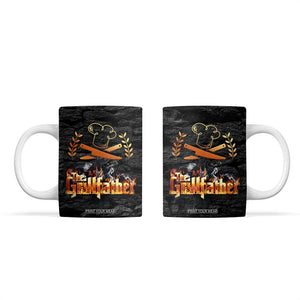 Funny Grilling BBQ Coffee Mug The Grillfather Fathers Day TB10 Black Print Your Wear