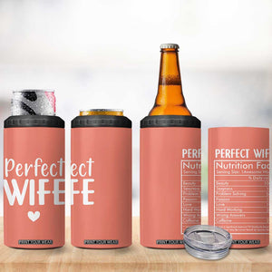 Gifts for Wife From Husband 4 in 1 Can Cooler Tumbler Wedding Anniversary Valentines Day Gift For Her Wifes Wifey TB10 Print Your Wear
