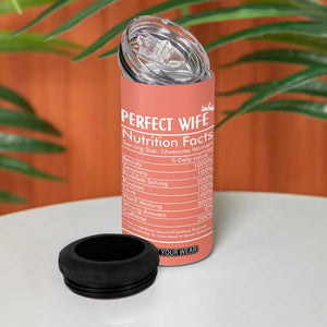 Gifts for Wife From Husband 4 in 1 Can Cooler Tumbler Wedding Anniversary Valentines Day Gift For Her Wifes Wifey TB10 Print Your Wear