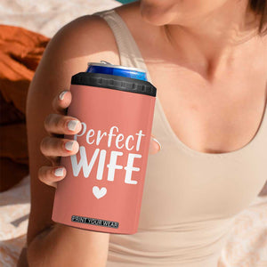 Gifts for Wife From Husband 4 in 1 Can Cooler Tumbler Wedding Anniversary Valentines Day Gift For Her Wifes Wifey TB10 Print Your Wear