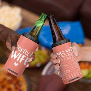 Gifts for Wife From Husband 4 in 1 Can Cooler Tumbler Wedding Anniversary Valentines Day Gift For Her Wifes Wifey TB10 Print Your Wear
