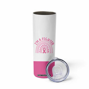 Breast Cancer Awareness Skinny Tumbler Pink Ribbon My God is Stronger Than Cancer Christian Gift TB10 Print Your Wear