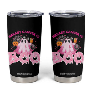 Breast Cancer Awareness Tumbler Cup Pink Ribbon Boojee Halloween Support The Fighters TB10 Black Print Your Wear