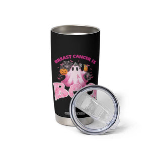 Breast Cancer Awareness Tumbler Cup Pink Ribbon Boojee Halloween Support The Fighters TB10 Print Your Wear